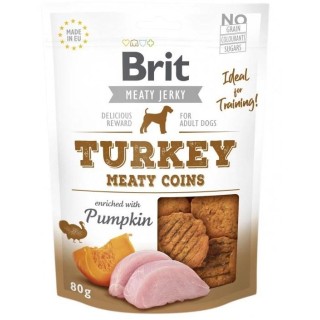 BRIT Meaty Jerky Meaty Coins Turkey - Dog treat - 200 g