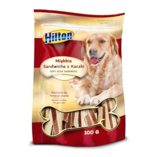 HILTON Soft duck sandwich - dog treat - 100g