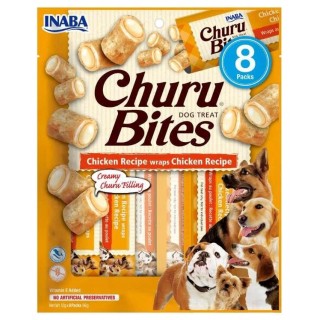 INABA Churu Bites Chicken - Dog treat - 8x12g