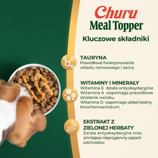 INABA Churu Meal Topper Chicken with salmon - dog treat - 4 x 14g