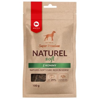 MACED Naturel soft cube rich in horse - Dog treat - 100g