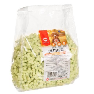 MACED Puppy mint bones cookies - Dog treat - 1 kg