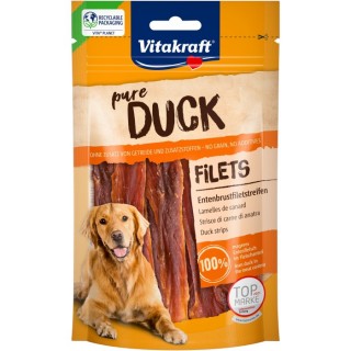 VITAKRAFT Pure Duck Fillets - dog treat - 80g