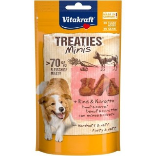 VITAKRAFT Treaties Minis Beef and carrot - dog treat - 48g