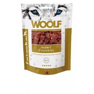 WOOLF Rabbit Chunkies - dog and cat treat - 100 g