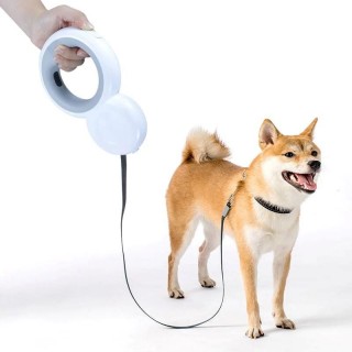 DOGGY VILLAGE Retractable Leash 3in1 MT7123 blue - retractable dog leash - 3 m