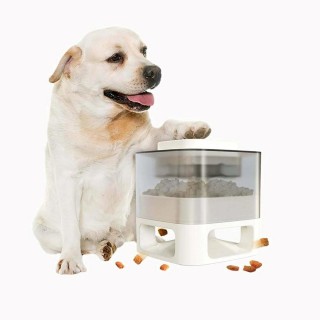 DOGGY VILLAGE Pet Auto-Buffet MT7130W white - mechanical dispenser for dry food