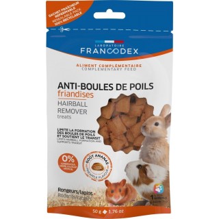 FRANCODEX Anti-Hooking Treats - Rabbit treat - 50g