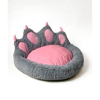 GO GIFT Dog and cat bed - grey - 75x75 cm
