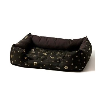 GO GIFT Dog bed XXL - brown - 90x63x16 cm