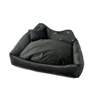 GO GIFT Prince graphite XXL - pet bed - 70 x 55 x 12 cm