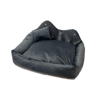 GO GIFT Prince grey XL - pet bed - 60 x 45 x 10 cm