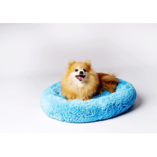 GO GIFT Shaggy blue XL - pet bed - 80 x 83 x 10 cm