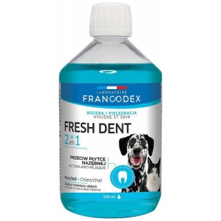 FRANCODEX Fresh dent oral hygiene liquid - dog/cat formula - 500ml