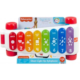 FISHER PRICE LL LARGE EDUCATIONAL PULL XYLOPHONE HJK41