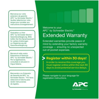 APC Extended Warranty Service Pack - t