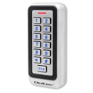 Qoltec 52443 Code lock TRITON with RFID reader Code | Card | key fob | IP68 | EM