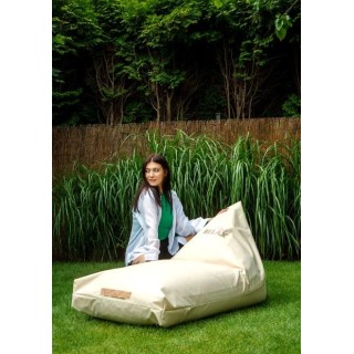 Sako bag pouffe Beige mattress XXL 160 x 80 cm