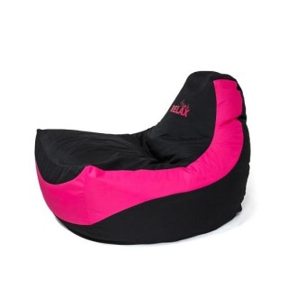 Sako bag pouffe Bolid black-pink XXL 140 x 100 cm