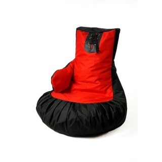 Sako bag pouffe boxing glove black-red XL 100 x 80 cm