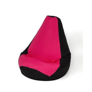 Sako bag pouffe Pear black-pink XXL 140 x 100 cm