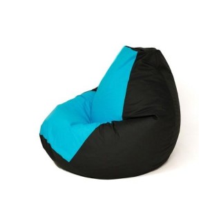 Sako bag pouffe Pear black and blue XL 130 x 90 cm