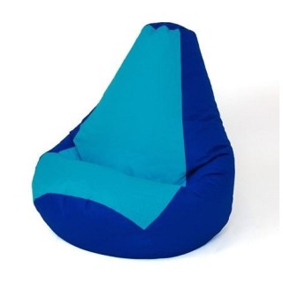 Sako bag pouffe Pear blue L 105 x 80 cm