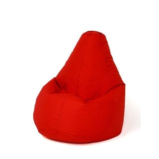 Sako bag pouffe Pear intense red XL 130 x 90 cm