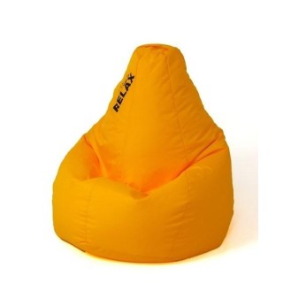 Sako bag pouffe Pear yellow L 105 x 80 cm