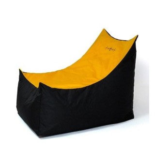 Sako bag pouffe Tron black-orange XXL 140 x 90 cm