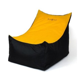 Sako bag pouffe Tron black-orange XXL 140 x 90 cm