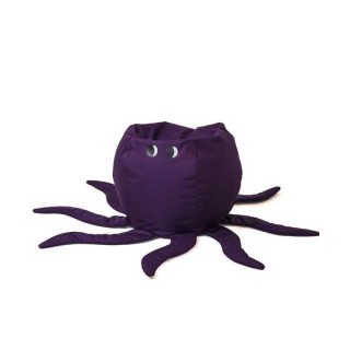 Octopus Sako bag pouffe purple L 80 x 80 cm