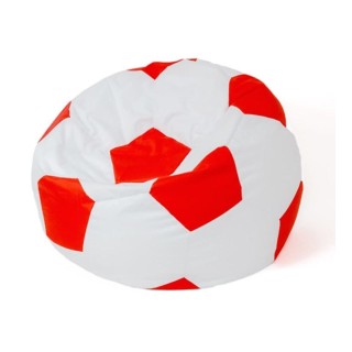 Sako bag pouf Ball white-red XL 120 cm