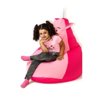 Sako bag pouf Unicorn pink-light pink L 105 x 80 cm