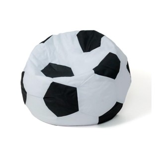 Sako bag pouffe ball white-black L 80 cm