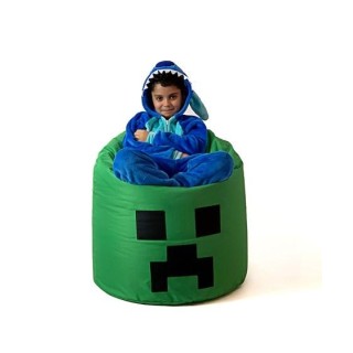 Sako bag pouffe Minecraft green XXL 110 x 90 cm