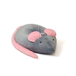 Sako bag pouffe Mouse grey-pink L 110 x 80 cm