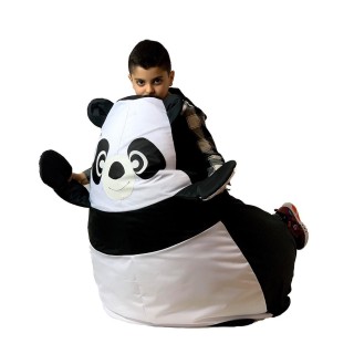 Sako bag pouffe Panda black and white XL 130 x 90 cm