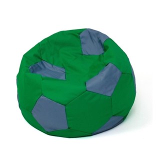 Soccer Sako bag pouffe green-grey XL 120 cm