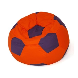 Soccer Sako bag pouffe red-purple L 80 cm