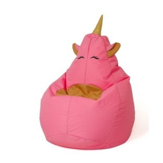 Unicorn pink L 105 x 80 cm Sako bag pouffe