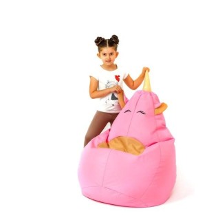 Unicorn pink L 105 x 80 cm Sako bag pouffe