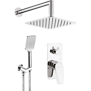 Concealed shower set