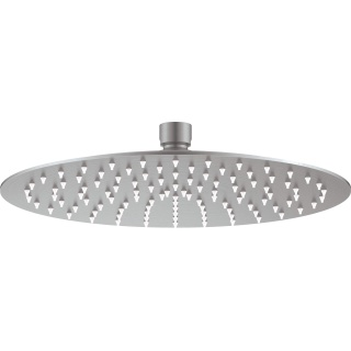 Steel overhead shower - round