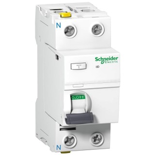 Schneider Electric Residual Current Circuit Breaker Acti9 iID-40-2-30-A 40A 2-pole 30mA type A, A9Z21240