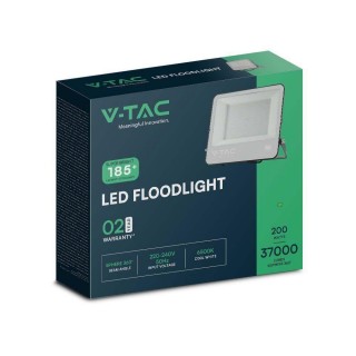 V-TAC LED PROJECTOR 200W 185LM/W BLACK VT-4