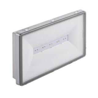 ONTEC S M2 102 M AT COLD W WHITE LED EMERGENCY LUMINAIRE 4.7W 1H IP65 IK08 241LM