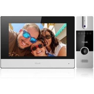 Video intercom HILOOK HD-VIS-04 7” screen LCD TFT 1024x600px WiFi Black, Silver