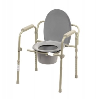 Folding toilet chair