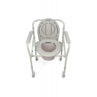TIMAGO TGR-R KT 023C Toilet chair on wheels folding portable toilet for seniors